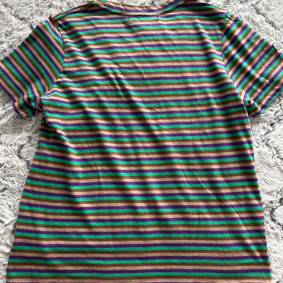 Pull & Bear Striped T-Shirt - Picture 3 of 4